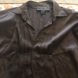 Dark Brown Ralph Lauren Blouse